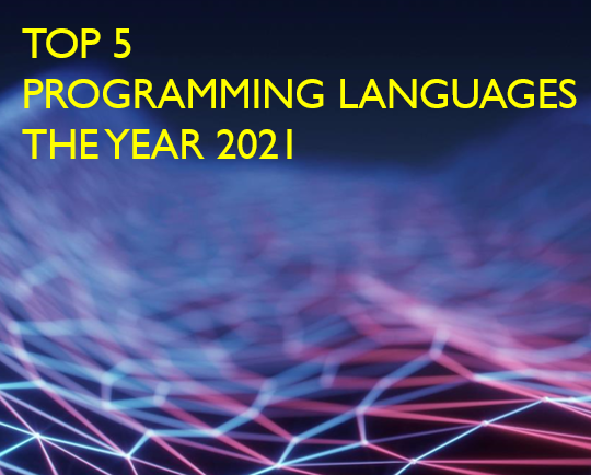 Top 5 Programming Languages in the year 2021